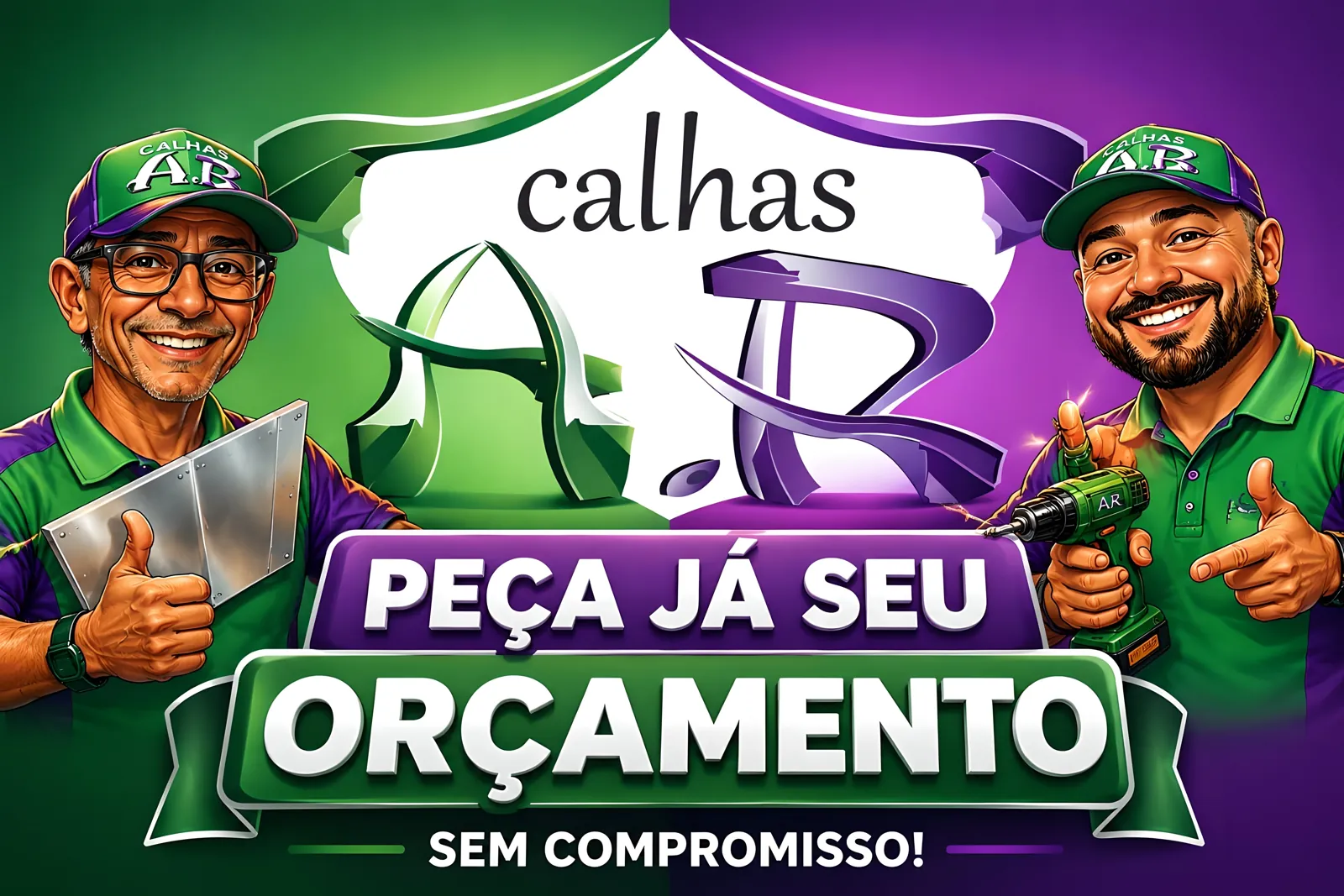 Calhas A.R.: peça já seu orçamento sem compromisso